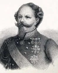 Portret Wiktora Emanuela II Sabaudzkiego (Victor-Emmanuel), po włosku Vittorio Emanuele II Sabaudzkiego
