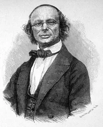 Portret Wilhelma Webera (1804 - 1891) niemieckiego fizyka.