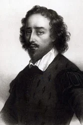 Portret Williama Szekspira. Angielski poeta dramatu (1564-1616)