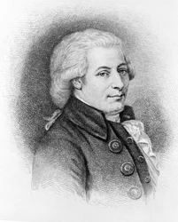 Portret Wolfganga Amadeusza Mozarta (1756 - 1791).