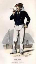 Portret drugiego mistrza. w „Ogólnej historii marynarki wojennej” Van Tenac