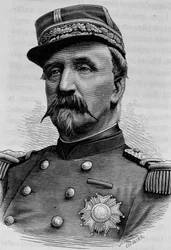 Portret księcia Aumale (Charles de Lorraine) (1822 - 1897). Rycina z końca XIX wieku w „Histoire de France” H. Martina.