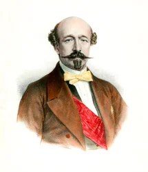 Portret księcia Morny (1811-1865) polityka francuskiego.
