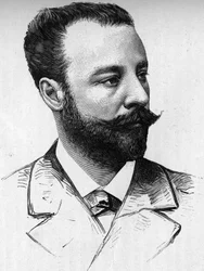 Portret pisarza Alberta Duruy, zmarłego w 1887 roku.