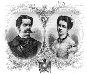 Portrety księcia Humberta I księcia Włoch (Umberto I