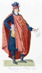 Przedstawiciel ludu podczas rewolucji francuskiej 1792 r.