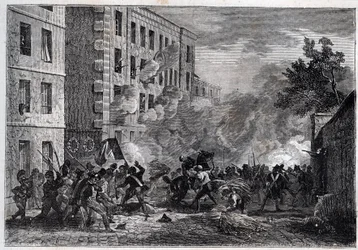 Rewolucja 1830 - Śmierć politechnika Louisa Vaneau (Vanneau