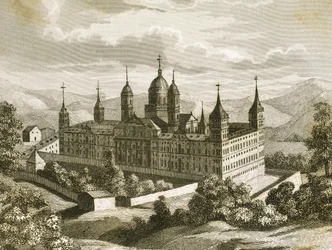 Królewski Klasztor San Lorenzo de El Escorial, prowincja Madryt, Hiszpania
