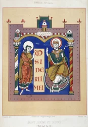 Saint Hieronim i Saint Desire - na podstawie francuskiego dokumentu z XII wieku