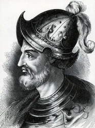 Stefan z Blois (Stephen of England, ok. 1097-1154), ok. 1900 r. (ryc.)