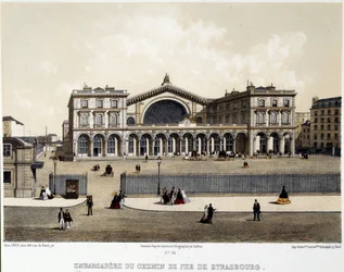 Dworzec kolejowy w Strasburgu (obecnie Gare de l