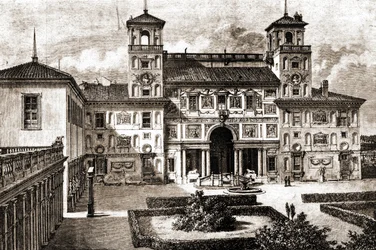 Taras i Fasada Willi Medicis. Podróż Francisa Weya 1864-1869 w Tour du monde 1870 I semestr.