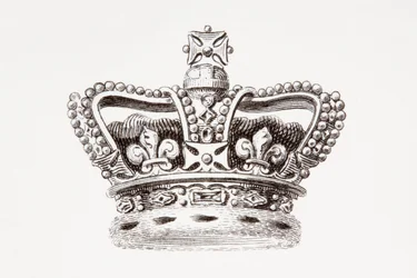 Korona Anglii, opublikowana w 1820 r. (druk)