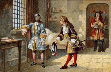 Człowiek w żelaznej masce, więzień wewnętrzny stanu od 1679 do 1703 w forcie na wyspie Sainte Marguerite (Sainte-Marguerite)