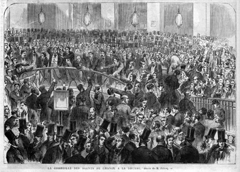 Koszyk agentów giełdowych na paryskiej giełdzie w 1867 r.