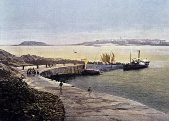 Zatoka Saint-Malo z Dinard - w „”Francji. Akwarele Wspomnienia z Podróży”, s.d. 19 wiek