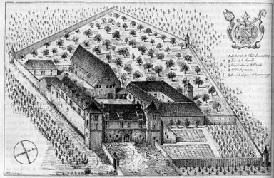 Budynki Clos de Vougeot (Cote d