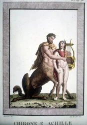 Centaur Chiron i Achilles - w słowniku mitologicznym