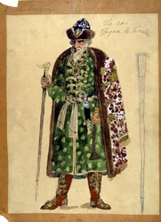 Postać króla w operze „Książę Igor” Aleksandra Borodina (1833-1887).