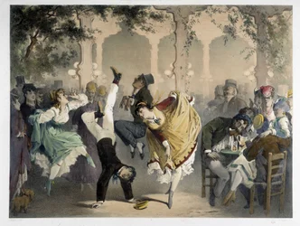 Siatka w Bullier, około 1860