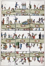 Ilustrowana mapa domina - Arts Déco, b.d.