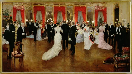 Une soiree (obraz na płótnie)
