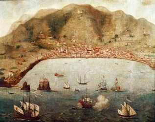 Widok na Funchal, Madere Island (obraz