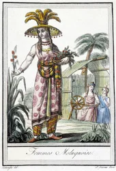 Kobieta z Wysp Moluckich (Indonezja).