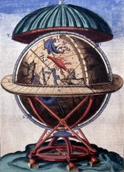 Sfera zodiakalna. Rytownictwo. XVII wiek. BN, Paryż.