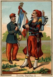 Kostium żuawy z czasów Napoleona III