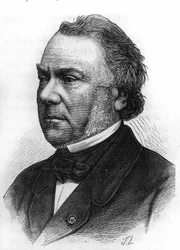 portret Claude - Alphonse Delangle. 1797-1869 francuski sędzia i minister.