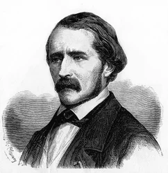 portret Emile Saisset, francuskiego filozofa. 1814-1863.