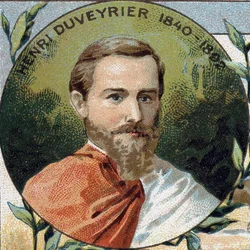portret Henri Duveyriera. Francuski geograf i podróżnik (1840–1892).