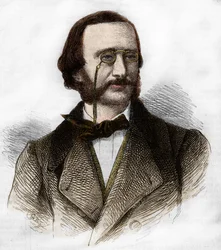 portret Jacquesa Offenbacha (1819-1880), niemieckiego kompozytora, naturalizowanego Francuza.