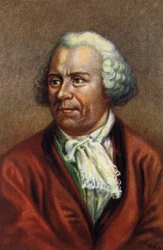 portret Leonharda Eulera, szwajcarskiego matematyka.