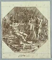 Rysunek, Kontynencja Scypiona, 1811 r.
