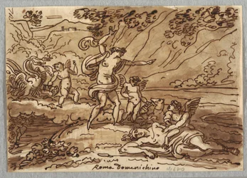 Rysunek, Śmierć Adonisa, 1813-18