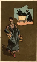 Anonimowa chromolitografia, koniec XIX wieku.