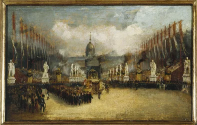 Przybycie prochów Napoleona na esplanadę des Invalides, 15 grudnia