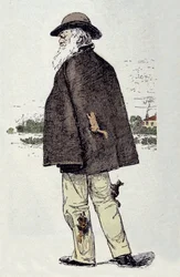 Karol Darwin (1809 - 1882), angielski przyrodnik z wiewiórkami.