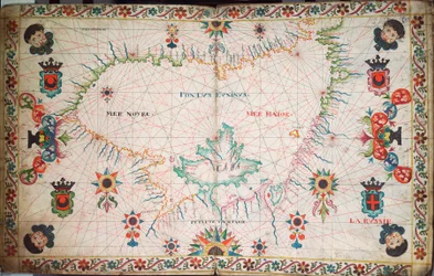Mapa Morza Czarnego, ok. 1600