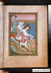 Chrystus uzdrawiający trędowatego, ok. 1035 (miniatura)