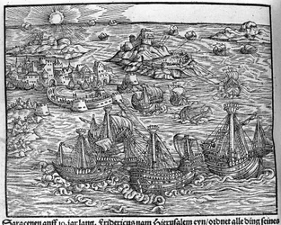 Starcia między Saracenami. Grawer Johanna Stumpffa „Den noble struen belten fromen””