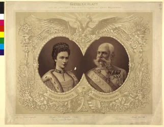 Dokument upamiętniający 40-letnią ceremonię ślubną Jej Królewskiej Mości 24. Kwietnia 1854 r.