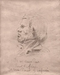 Eugeniusz Delacroix. (rysunek, ok. 1850)