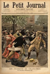 Ogólna walka na wyścigach Longchamp Grand Prix, których geneza wywodzi się z deklaracji ministra spraw wewnętrznych i wyznań Charlesa Dupuya (1851-1923), który podekscytował obecnych obywateli, wmawiając im, że zagrażają republice (