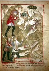 Łowiectwo (Miniatura, XIV w.)