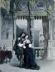 Ilustracja do II aktu opery „Alessandro Stradella” Friedricha von Flotow (1812-1883) kompozytora niemieckiego