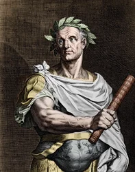 Juliusz Cezar (101-44 p.n.e.), rzymski mąż stanu.