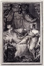 Zakochana kurtyzana- w „”Opowieściach i opowiadaniach wierszem”” Jean La Fontaine. 1762.